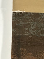 Japanese Hanging Scroll Vtg Kakejiku Sosho Loose Calligraphy Poem Black KJ72