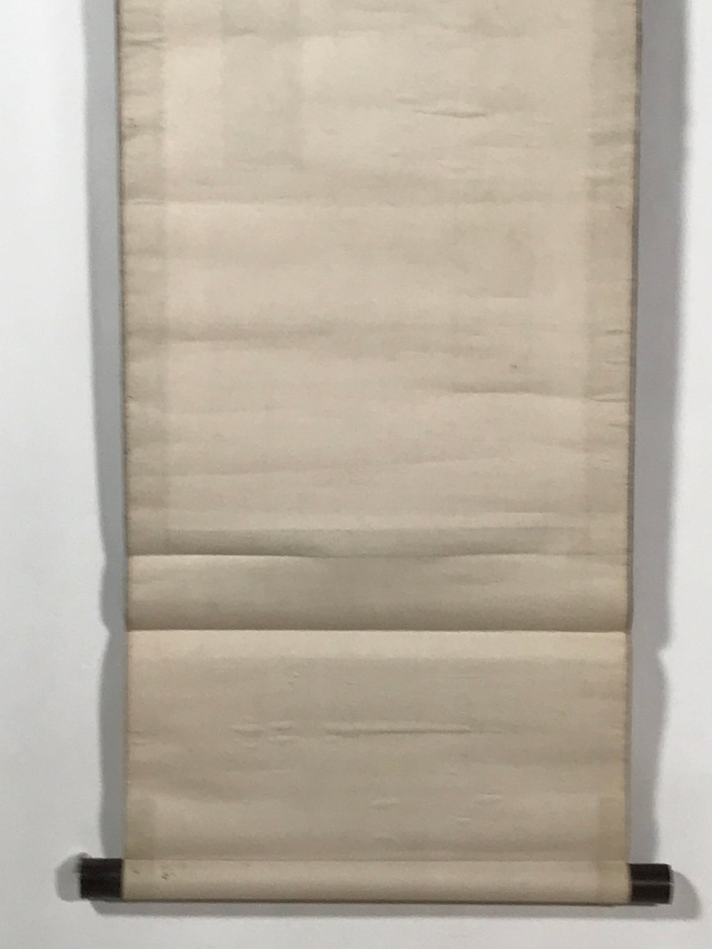 Japanese Hanging Scroll Vtg Kakejiku Sosho Loose Calligraphy Poem Black KJ72