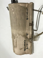 Japanese Hanging Scroll Vtg Kakejiku Sosho Loose Calligraphy Poem Black KJ72