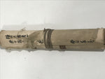 Japanese Hanging Scroll Vtg Kakejiku Sosho Loose Calligraphy Poem Black KJ72