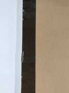 Japanese Hanging Scroll Vtg Kakejiku Sosho Loose Calligraphy Poem Black KJ72
