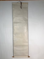 Japanese Hanging Scroll Vtg Kakejiku Vine Grapes Budo Plants Green Purple KJ41