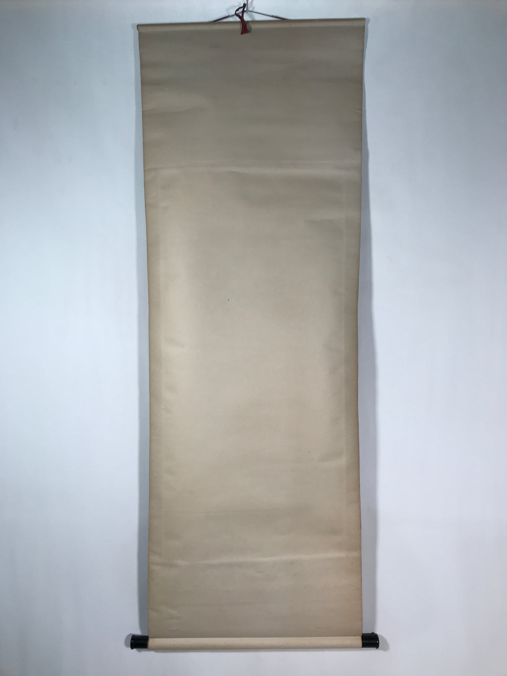 Japanese Hanging Scroll Vtg Kakejiku Waterfall Landscape Ink Black White KJ61
