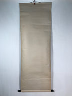 Japanese Hanging Scroll Vtg Kakejiku Waterfall Landscape Ink Black White KJ61