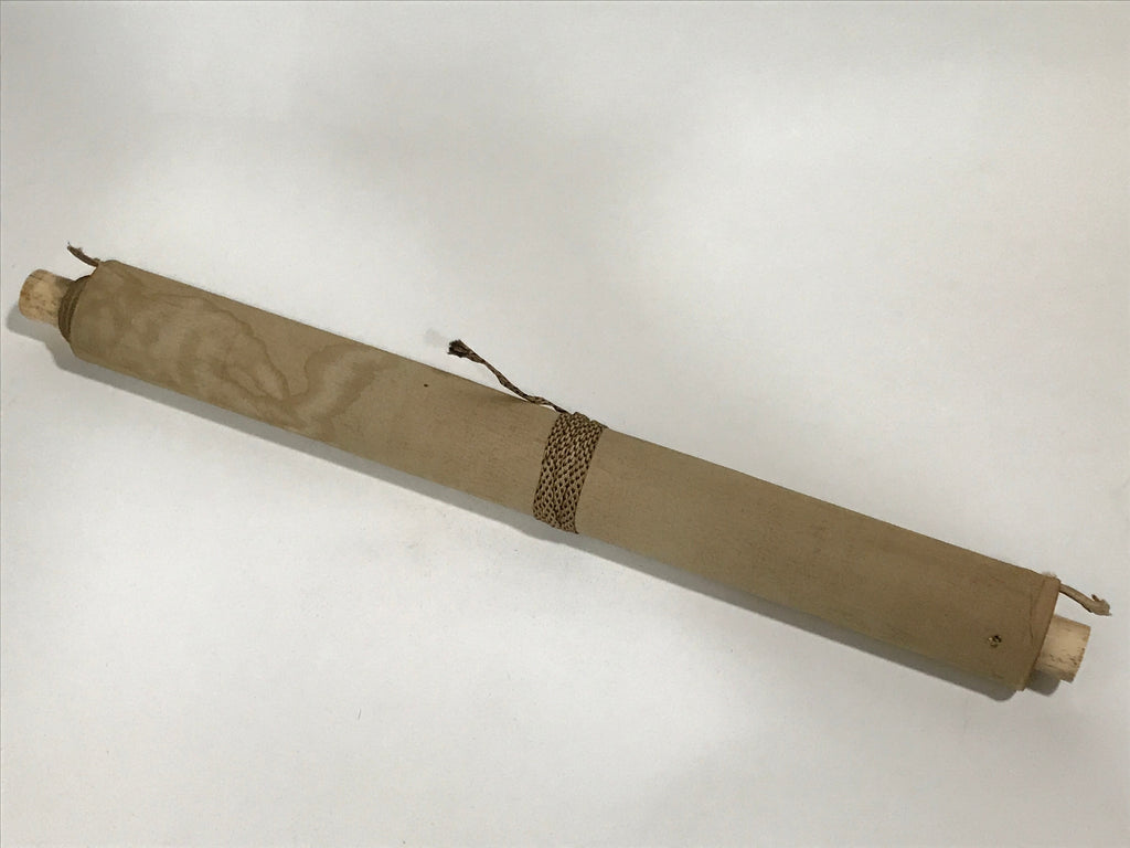 Japanese Hanging Scroll Vtg Looking At The Sky Color Mountain Kakejiku SC821