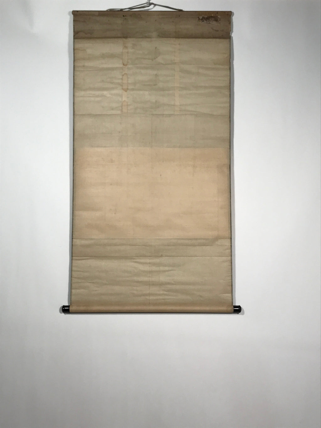 Japanese Hanging Scroll Vtg Monochrome Calligraphy Kakejiku SC843