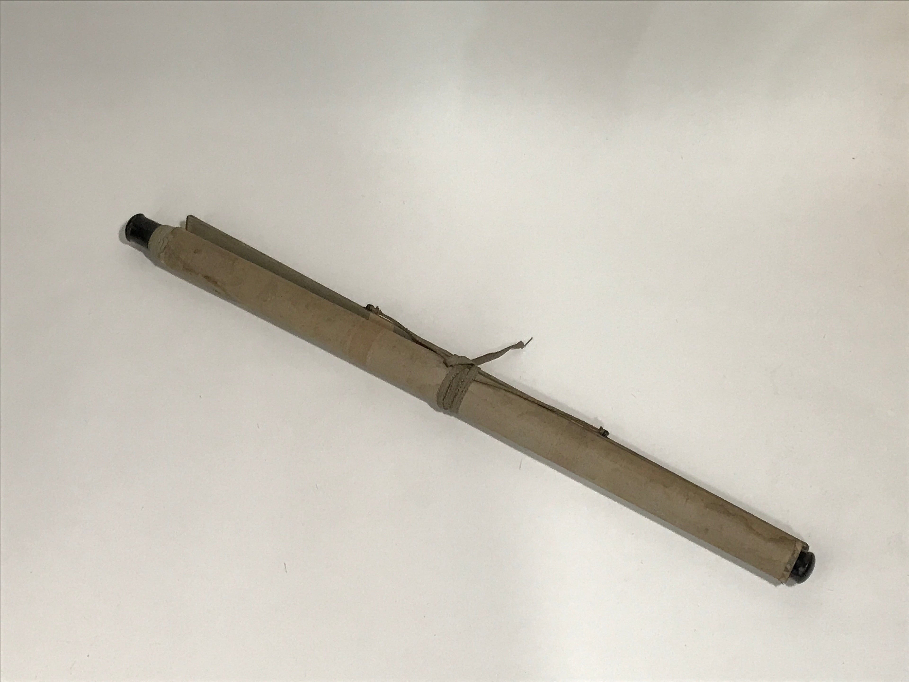 Japanese Hanging Scroll Vtg Monochrome Calligraphy Kakejiku SC843
