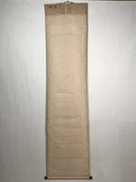 Japanese Hanging Scroll Vtg Morning Glory Flower Blue Kakejiku Chagake SC909