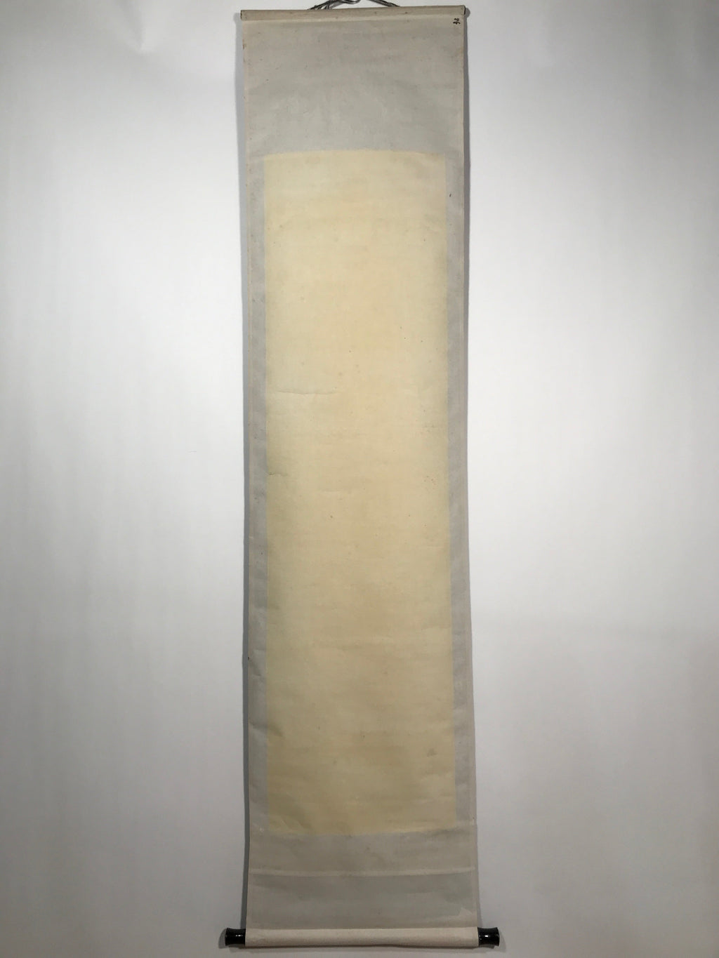 Japanese Hanging Scroll Vtg Moutains River Monochrome Sansui Kakejiku SC857