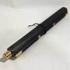 Japanese Hanging Scroll Vtg Namu Amida Butsu Buddhist Calligraphy Black KJ42
