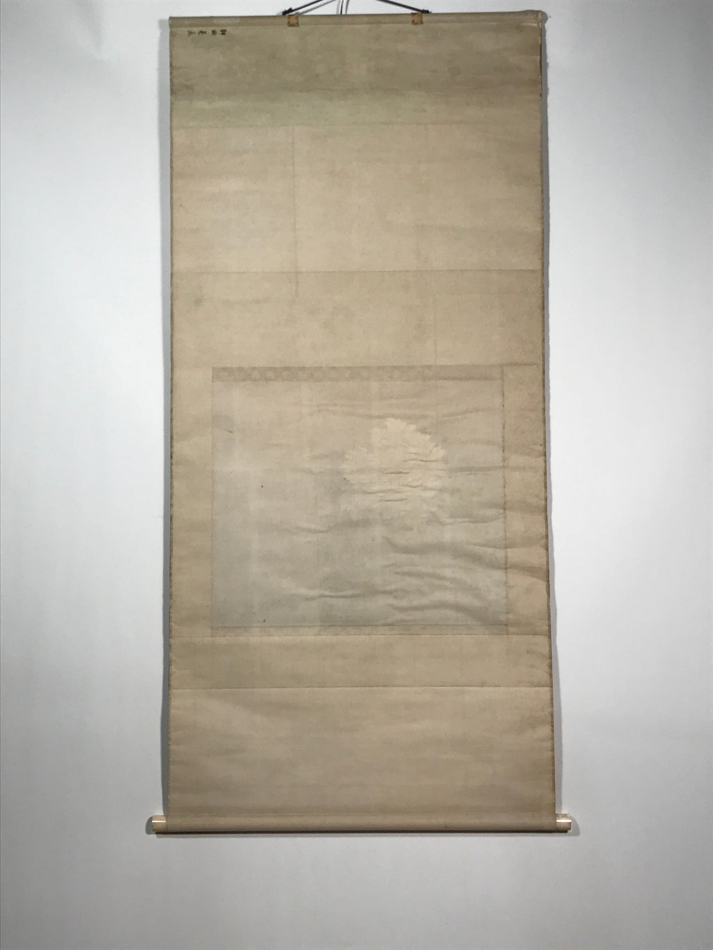 Japanese Hanging Scroll Vtg Peony Flower Color Kakejiku Chagake SC848