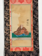 Japanese Hanging Scroll Vtg Rennyo Jodo Shinshu Buddhist Kakejiku SC898