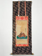 Japanese Hanging Scroll Vtg Rennyo Jodo Shinshu Buddhist Kakejiku SC898