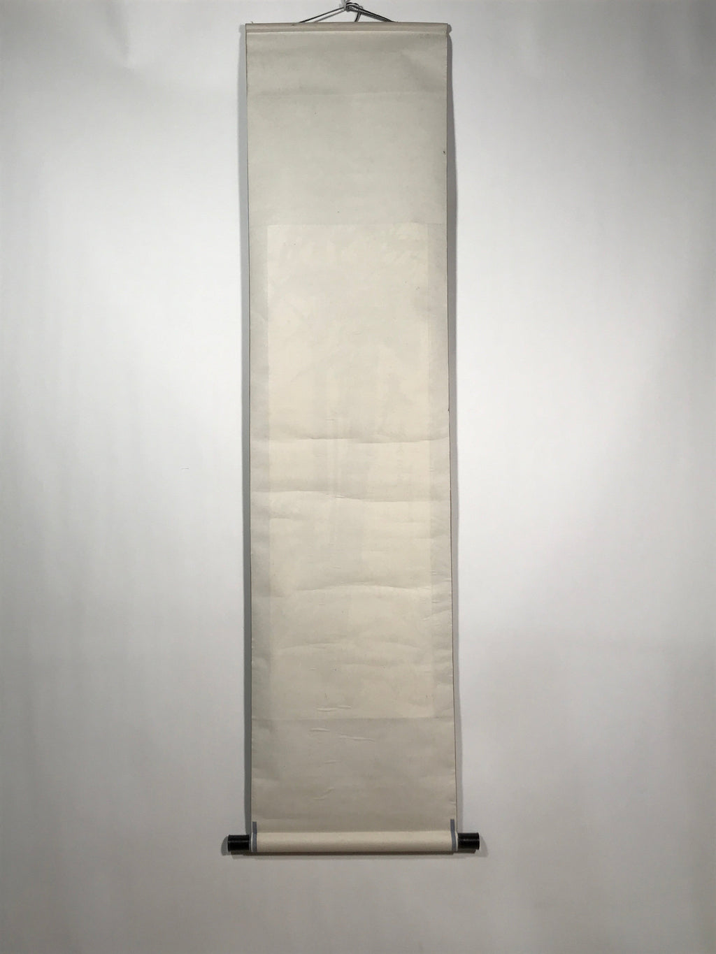 Japanese Hanging Scroll Vtg Three Friends Of Winter Red Black Kakejiku SC845
