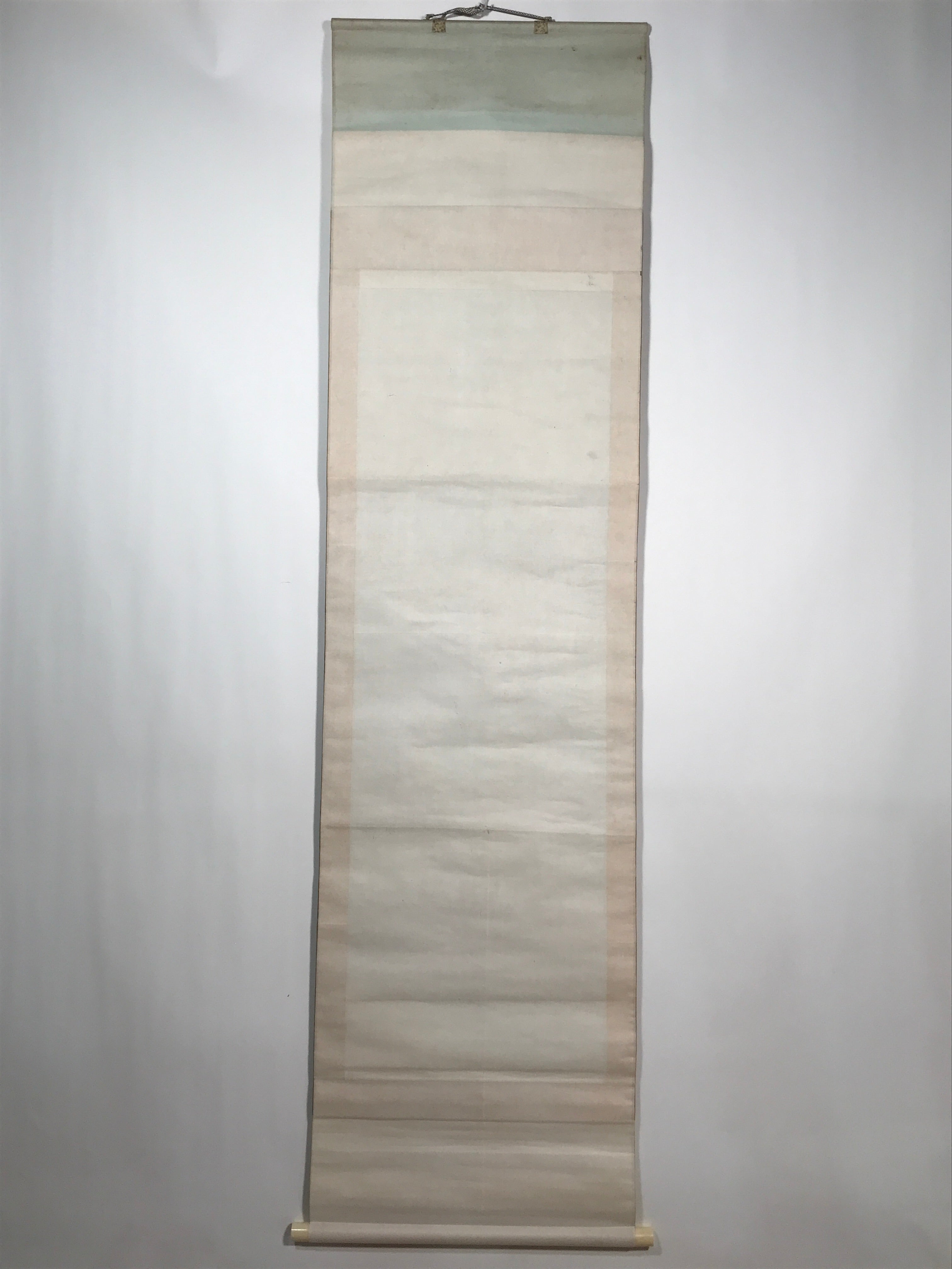 Japanese Hanging Scroll Vtg Tiger Bamboo Color Zodiac Animal Kakejiku SC860