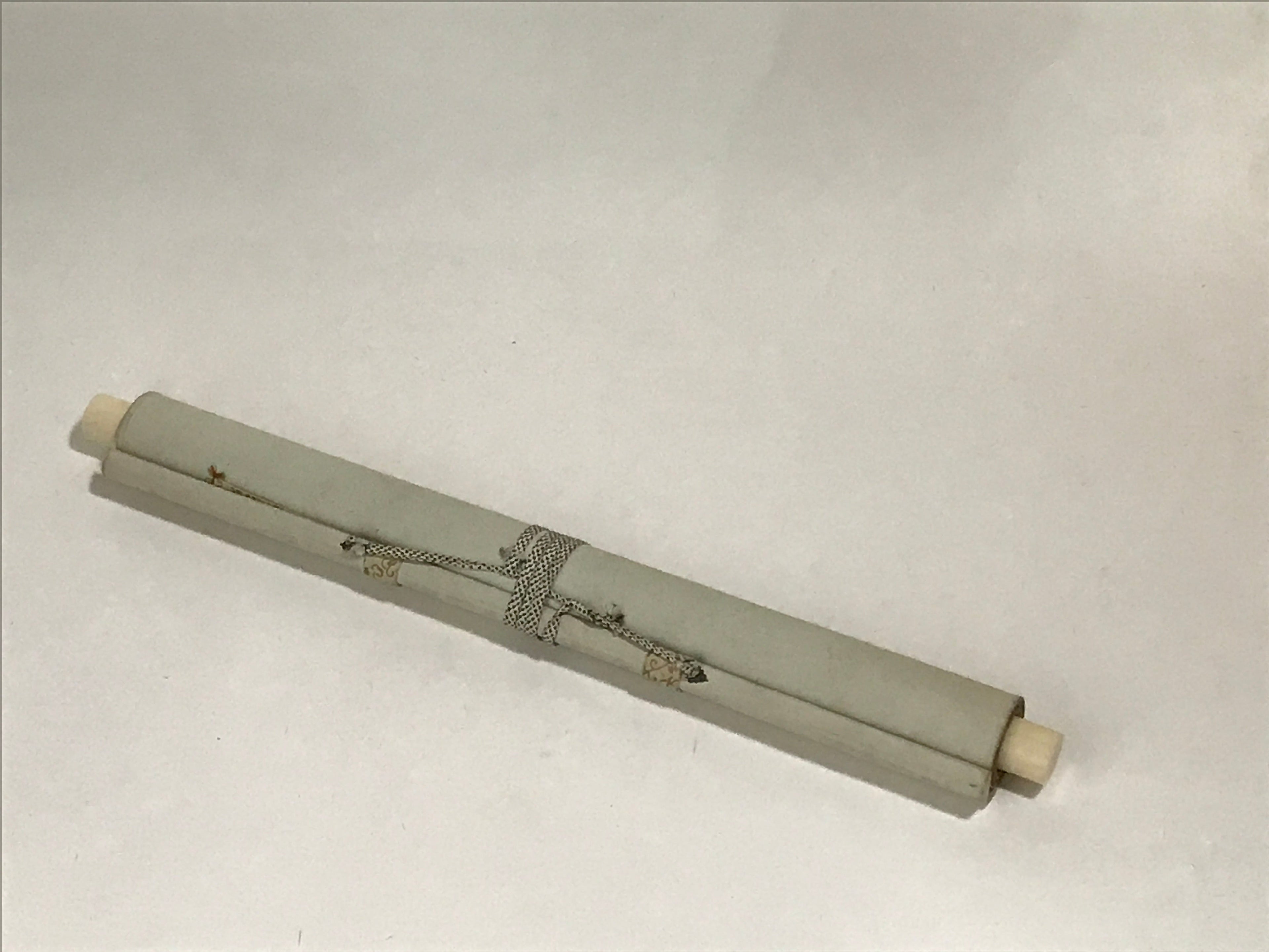 Japanese Hanging Scroll Vtg Tiger Bamboo Color Zodiac Animal Kakejiku SC860