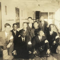 Japanese Harubinmaru Ship Manchuria China Group Photograph Vtg Sepia Tone PH225