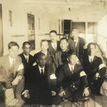 Japanese Harubinmaru Ship Manchuria China Group Photograph Vtg Sepia Tone PH225