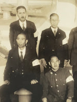 Japanese Harubinmaru Ship Manchuria China Group Photograph Vtg Sepia Tone PH226