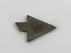 Japanese High School Metal Pin Badge Vtg 1948 English Triangle Leaves JK561