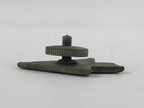 Japanese High School Metal Pin Badge Vtg 1948 English Triangle Leaves JK561