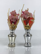Japanese Hina Doll Accessory Kuchibana Vases Vtg Flowers Sakura Ohinasama ID683
