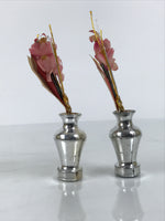 Japanese Hina Doll Accessory Kuchibana Vases Vtg Flowers Sakura Ohinasama ID683