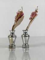 Japanese Hina Doll Accessory Kuchibana Vases Vtg Flowers Sakura Ohinasama ID683