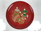 Japanese Hina Doll Accessory Offering Stand Vtg Takatsuki Red Ohinasama ID684