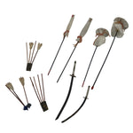 Japanese Hina Doll Accessory Set Bow Arrow Stick Vtg Guard Prop Ohinasama ID678