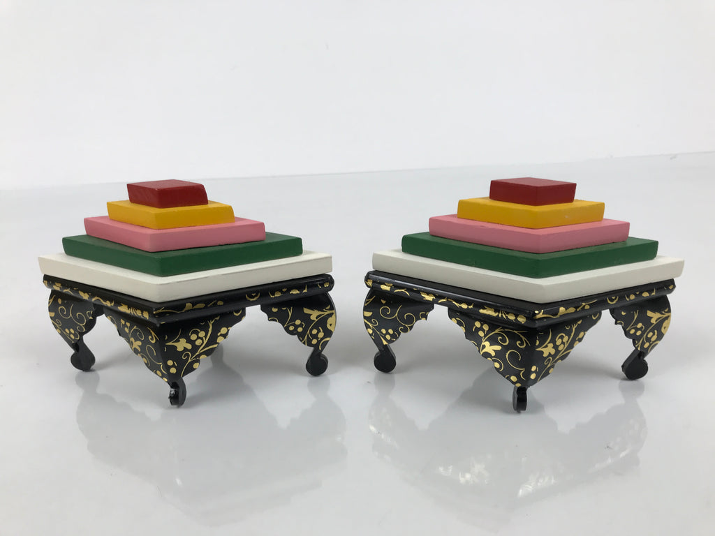 Japanese Hina Doll Accessory Set Offering Table Mochi Girls Day Ohinasama ID675