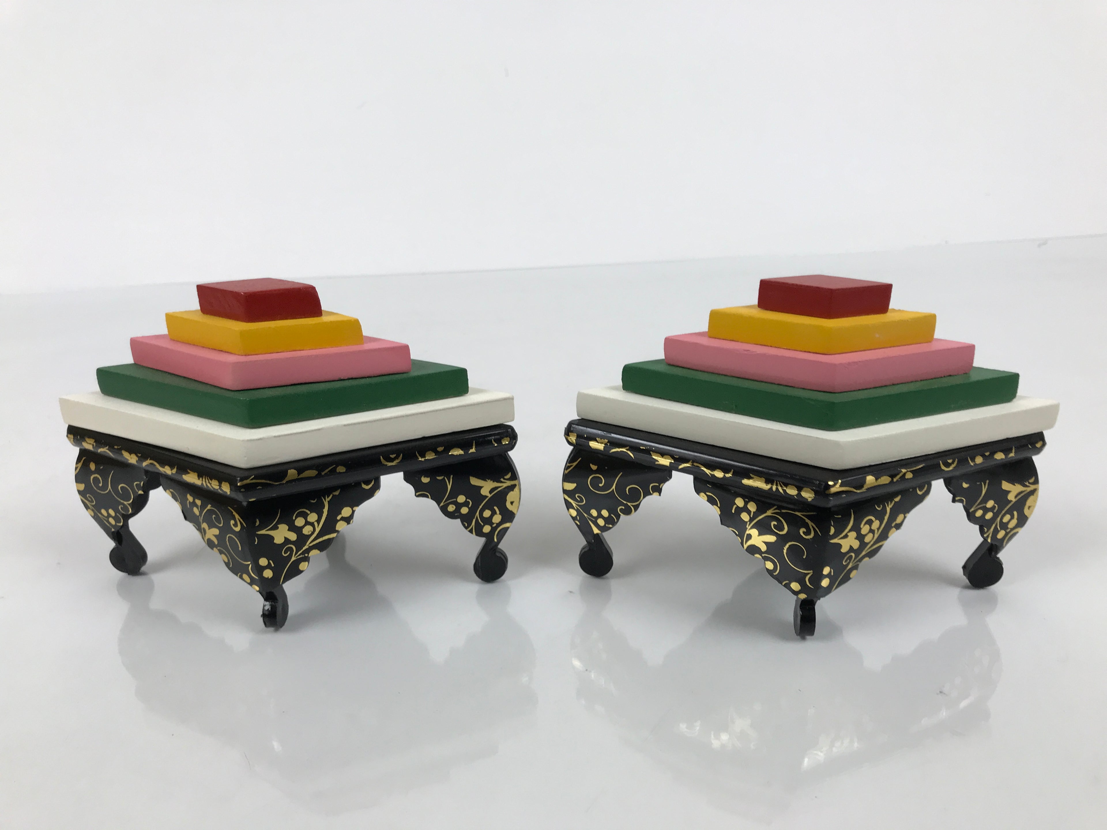 Japanese Hina Doll Accessory Set Offering Table Mochi Girls Day Ohinasama ID675
