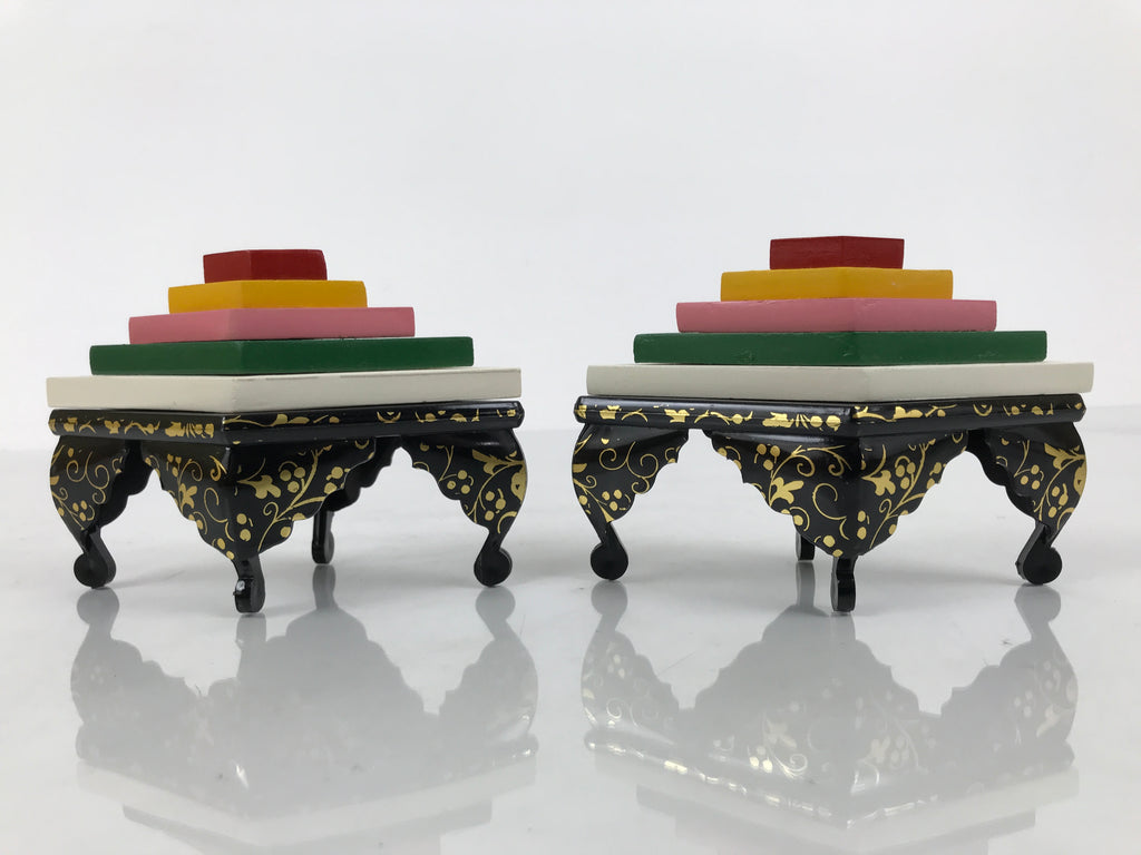 Japanese Hina Doll Accessory Set Offering Table Mochi Girls Day Ohinasama ID675