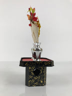 Japanese Hina Doll Accessory Set Vtg Kuchibana Vase Sambo Tray Ohinasama ID677