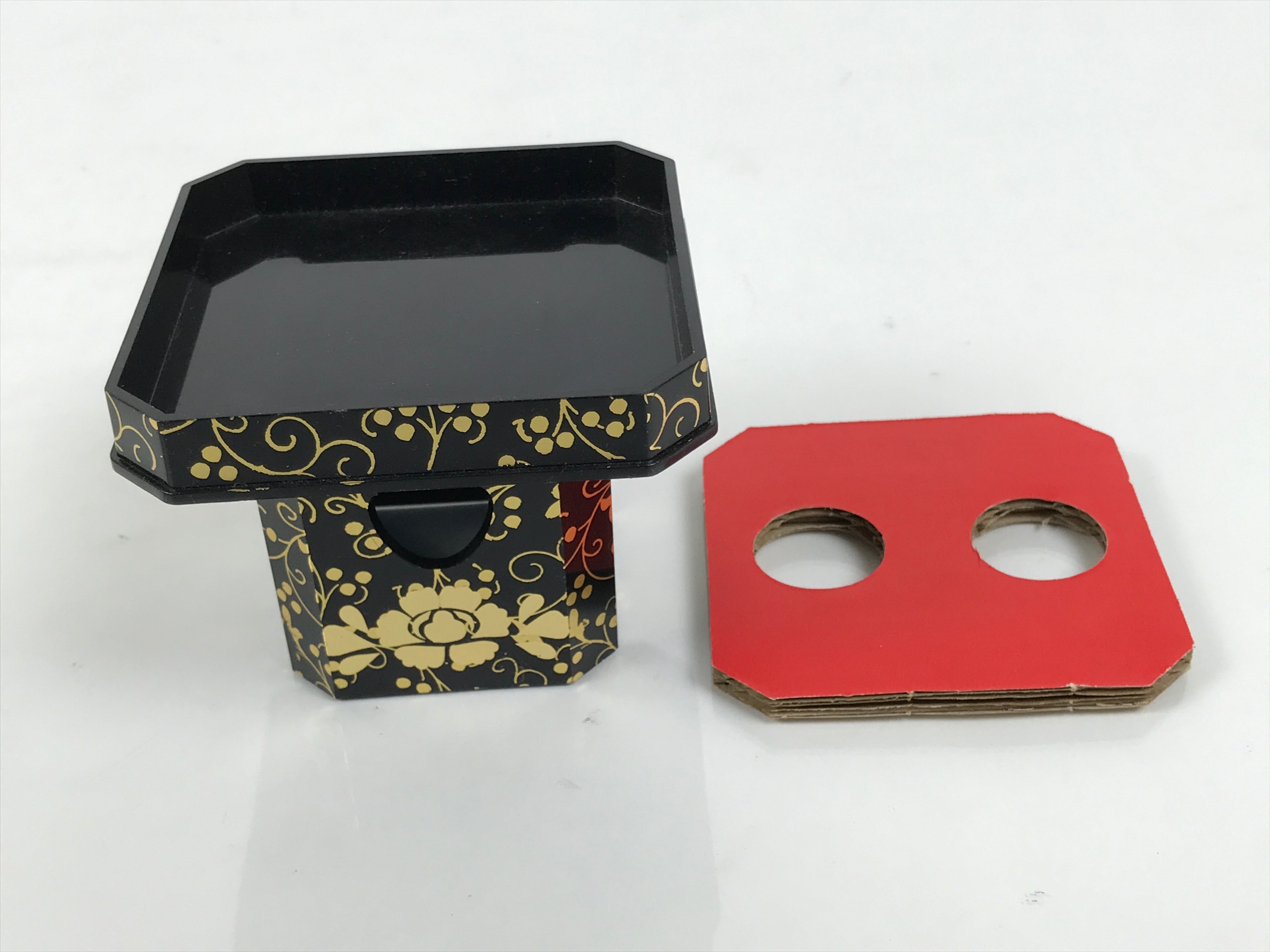 Japanese Hina Doll Accessory Set Vtg Kuchibana Vase Sambo Tray Ohinasama ID677