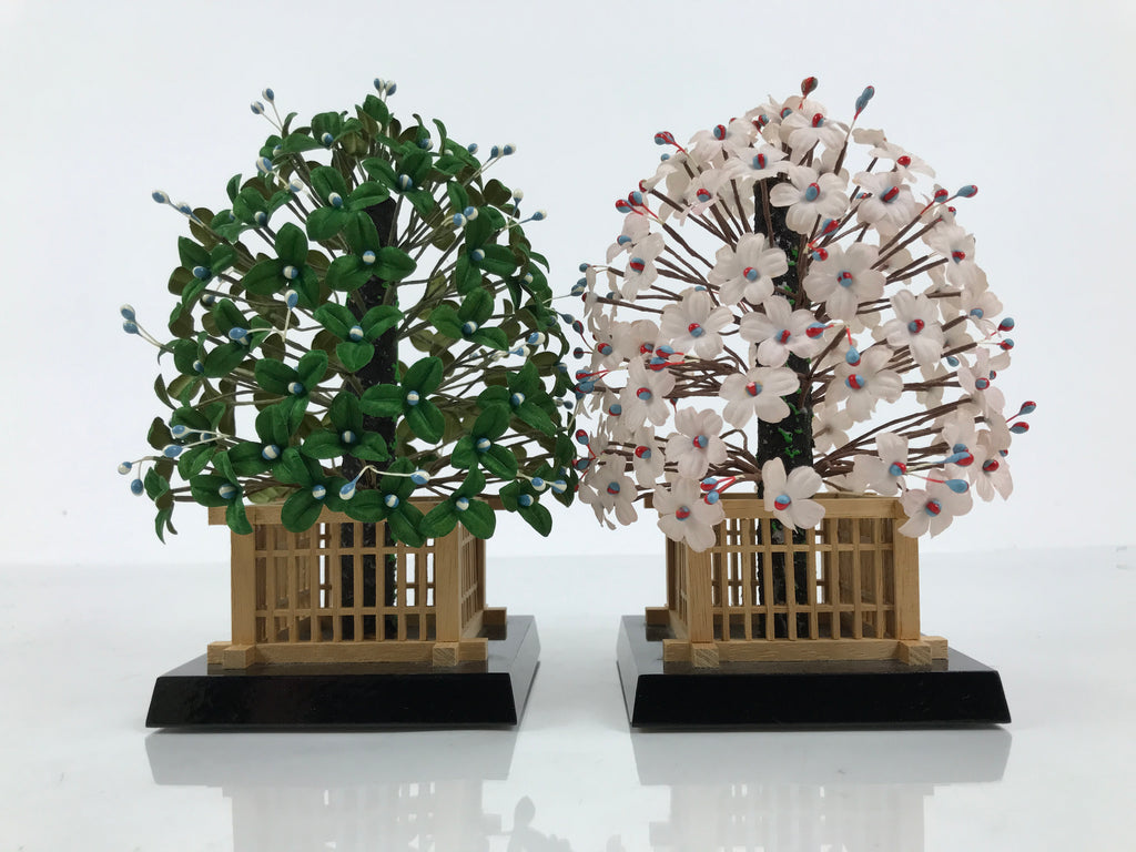 Japanese Hina Doll Accessory Trees Replica Tachibana Orange Sakura Cherry ID685