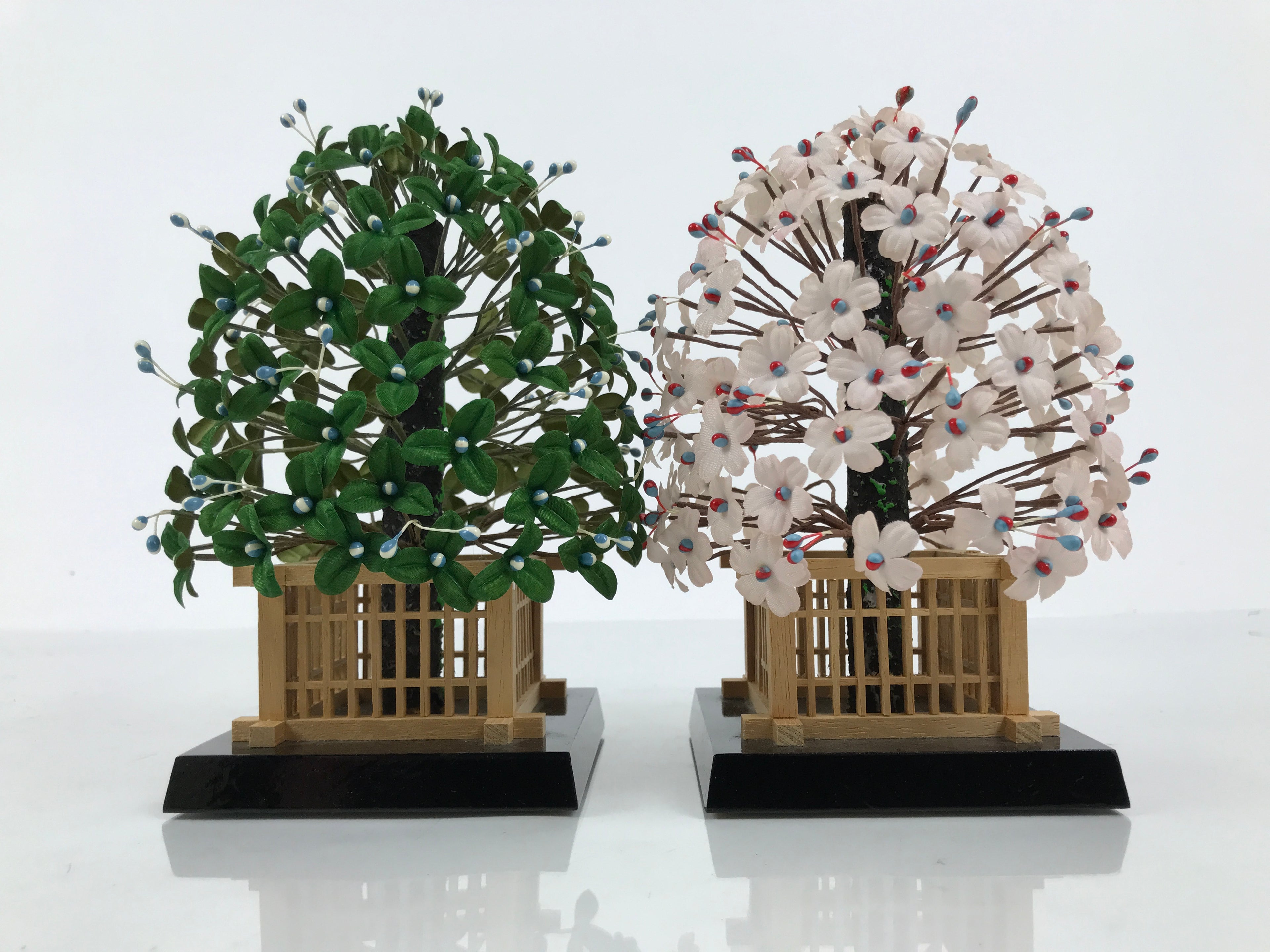 Japanese Hina Doll Accessory Trees Replica Tachibana Orange Sakura Cherry ID685