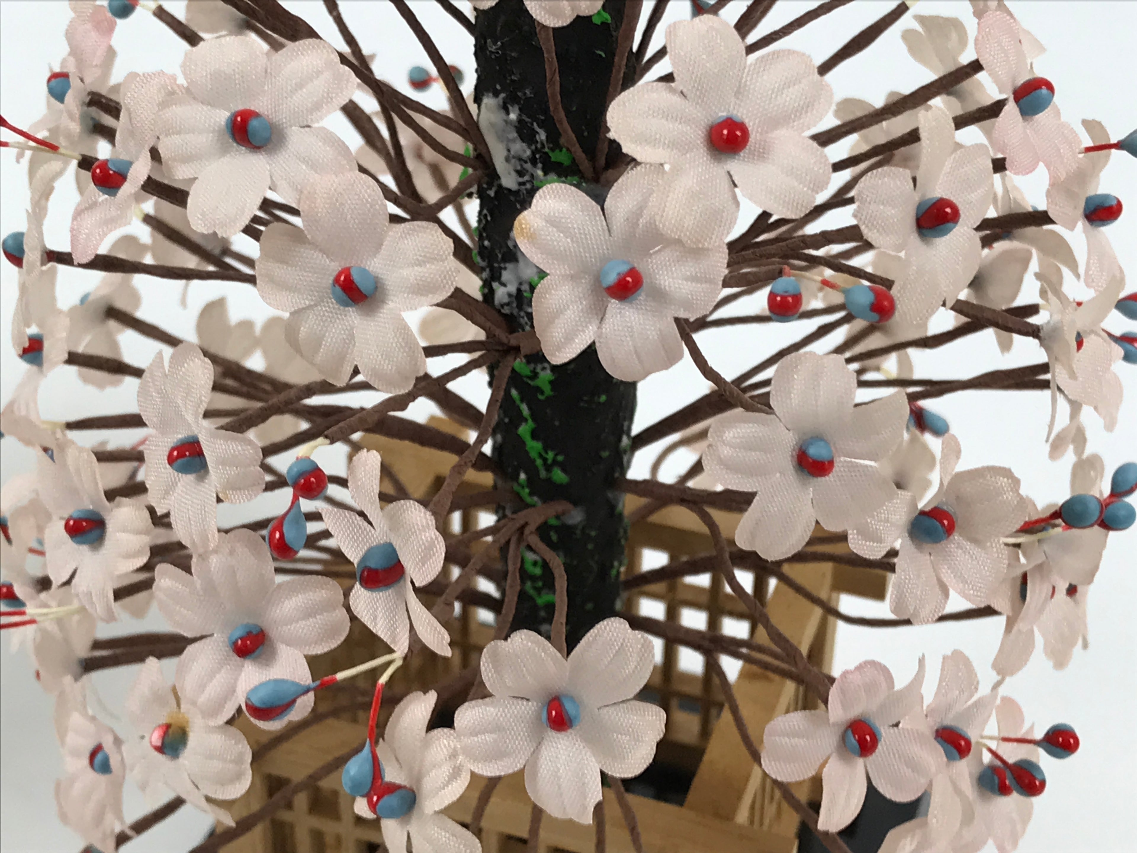 Japanese Hina Doll Accessory Trees Replica Tachibana Orange Sakura Cherry ID685