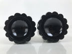 Japanese Hina Doll Furniture Lantern Vtg Bonbori Cherry Blossom Black Pink ID624