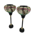 Japanese Hina Doll Furniture Lantern Vtg Bonbori Cherry Blossom Black Pink ID624