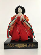 Japanese Hina Doll Girls Day Festival Court Lady Matsuri Wood Silk Kimono ID561