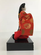 Japanese Hina Doll Girls Day Festival Court Lady Matsuri Wood Silk Kimono ID561