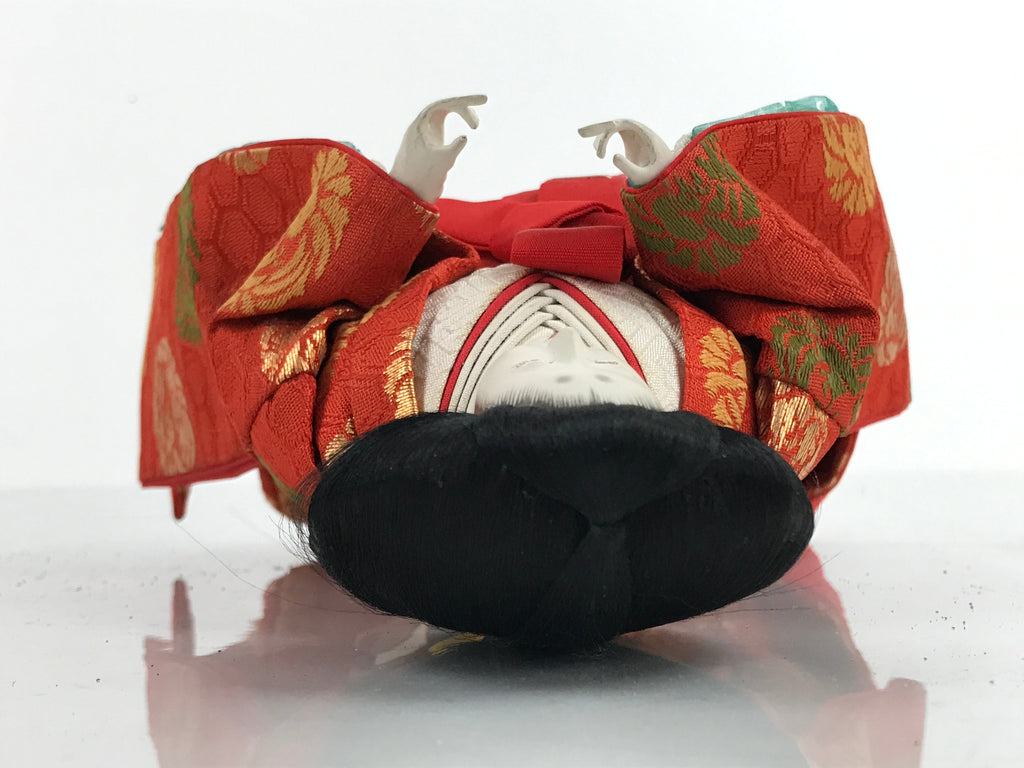 Japanese Hina Doll Girls Day Festival Court Lady Matsuri Wood Silk Kimono ID561