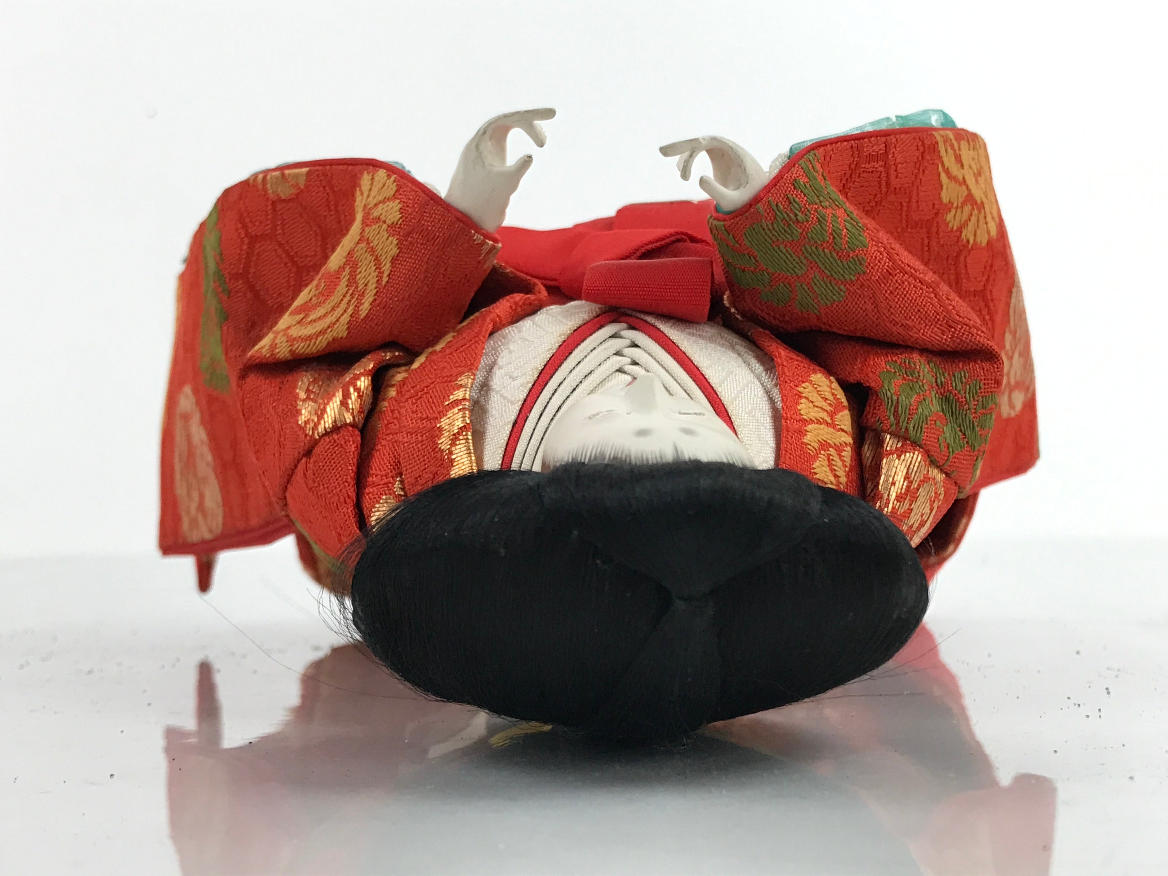 Japanese Hina Doll Girls Day Festival Court Lady Matsuri Wood Silk Kimono ID561