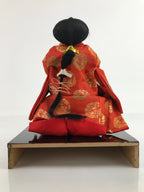 Japanese Hina Doll Girls Day Festival Court Lady Matsuri Wood Silk Kimono ID562