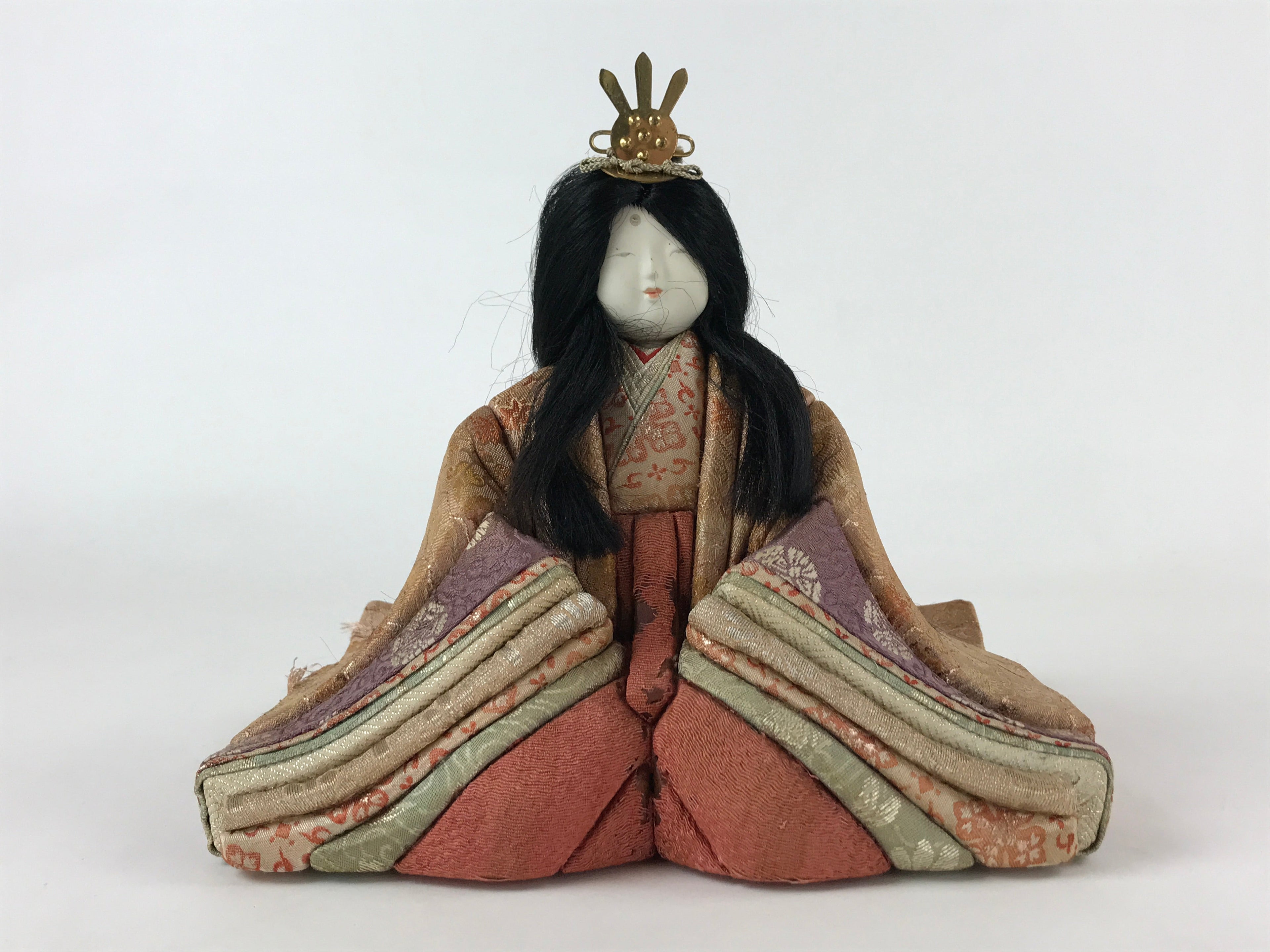 Japanese Hina Doll Girl's Festival Princess Ohinasama Matsuri Silk Pink ID528