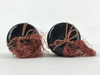 Japanese Hina Doll Kaioke Storage 2pcs Set Vtg Wood Girls Day Decoration ID546