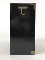 Japanese Hina Doll Lacquer Wood Chest Vtg Girls Day Decoration Makie ID544