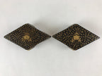 Japanese Hina Doll Lacquer Wood Table 2pcs Set Vtg Girls Day Decoration ID545