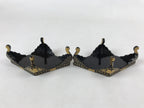 Japanese Hina Doll Lacquer Wood Table 2pcs Set Vtg Girls Day Decoration ID545